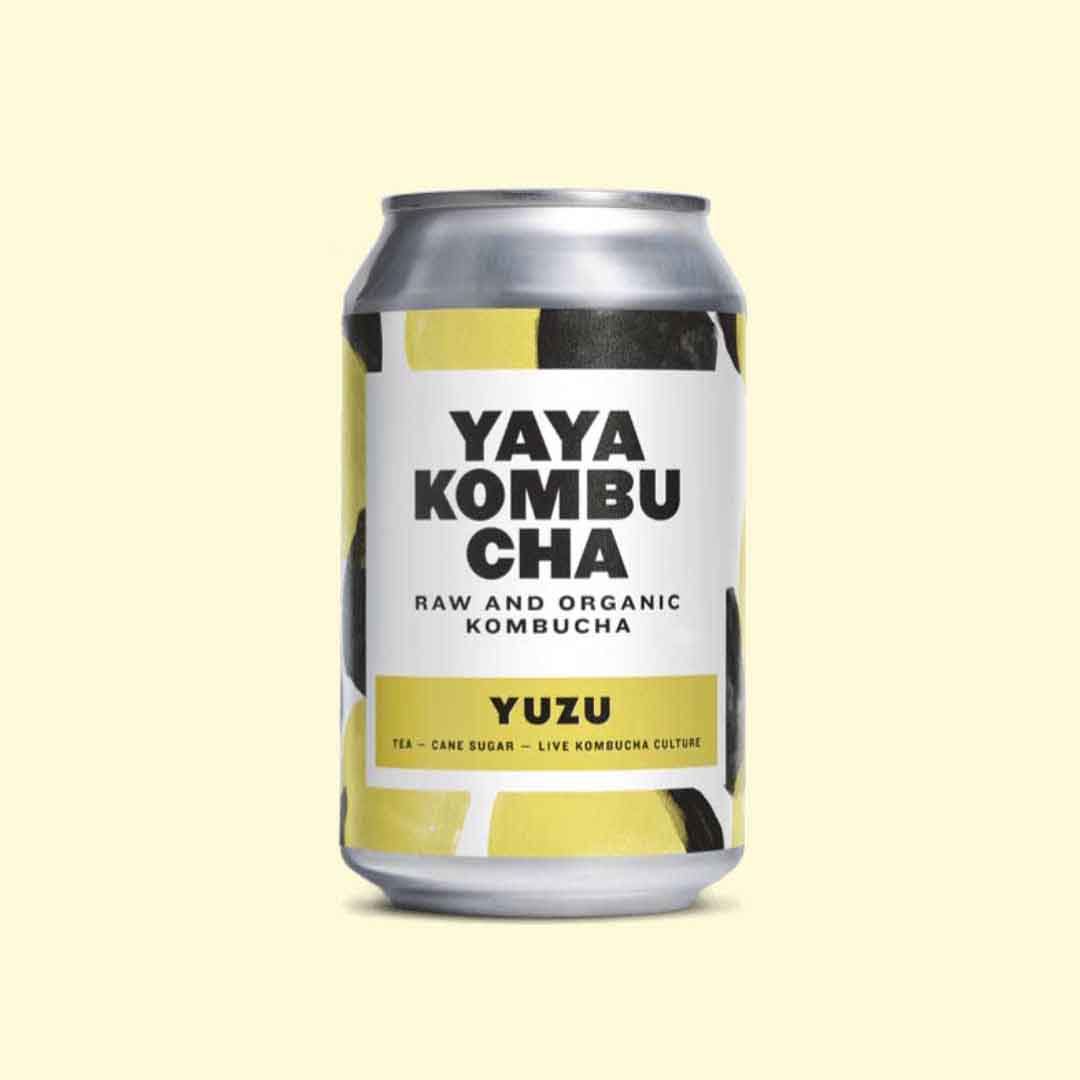 Kombucha. Yayakombucha. When you thought you tasted everything, we bring you YAYA Kombucha Yuzu. A rare Japanese citrus fruit, round like a mandarin, yellow like a lemon. The yuzu is extremely aromatic, fresh and fits perfectly in our kombucha. The ultimate thirst-quenching drink. Raw and unpasteurised Certified organic Organic yuzu juice from Japan Non alcoholic All natural.
